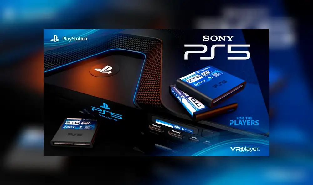 Fan made del diseño final de PS5.