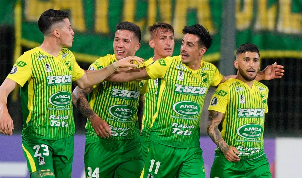 Defensa y Justicia y Olimpia por la Copa Libertadores 2020. (FOTO: Conmebol).