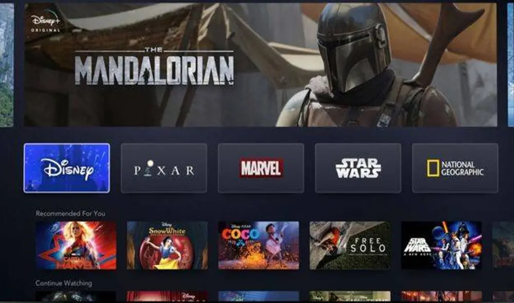 Disney+ ya está disponible en Perú y Latinoamérica. Foto: Disney