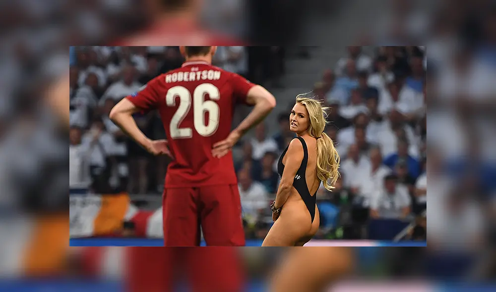 Liverpool vs. Tottenham: El momento en que mujer en bikini interrumpió la final de Champions 
