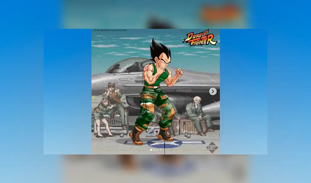 Vegeta y Guile