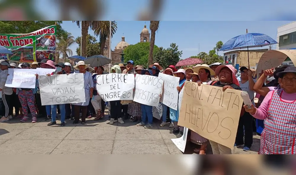 protesta. En Puno y Tacna se realizaron movilizaciones. protesta. En Puno y Tacna se realizaron movilizaciones.