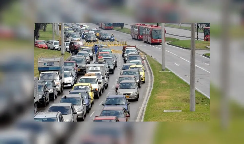 Bogotá lidera la lista de mayor caos vehicular. Foto: Getty