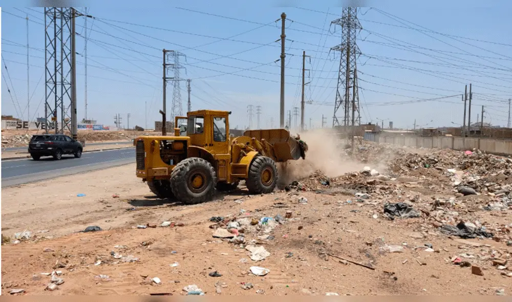 Las jornadas de limpieza se realizarán en los lugares afectados por la basura y el desmonte. Foto: Municipalidad Provincial de Chiclayo.