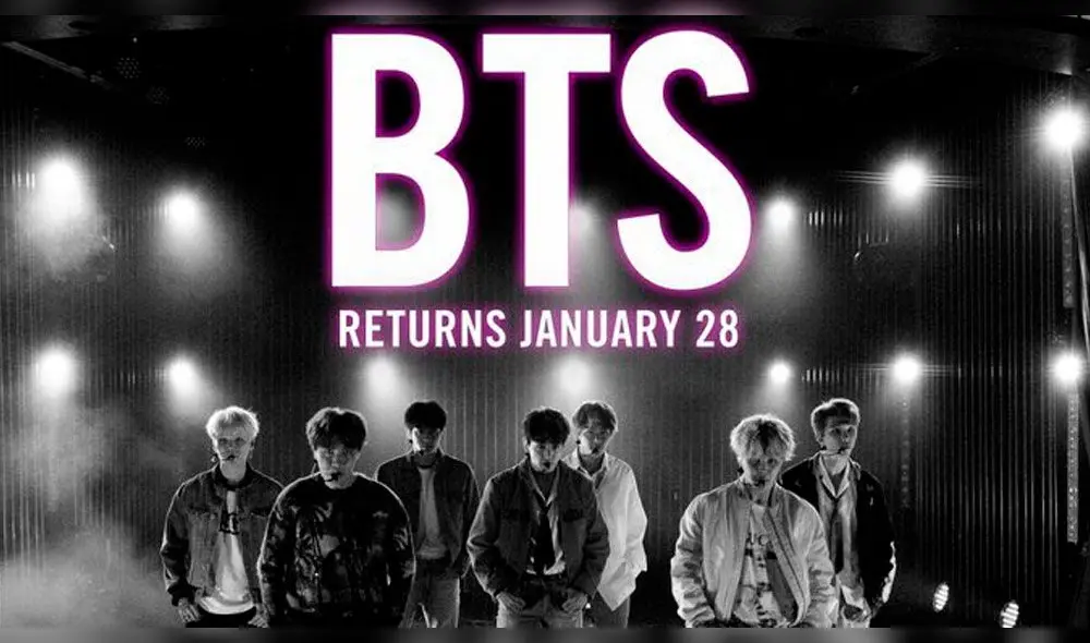 BTS en The Late Late Show with James Corden el 28 de enero