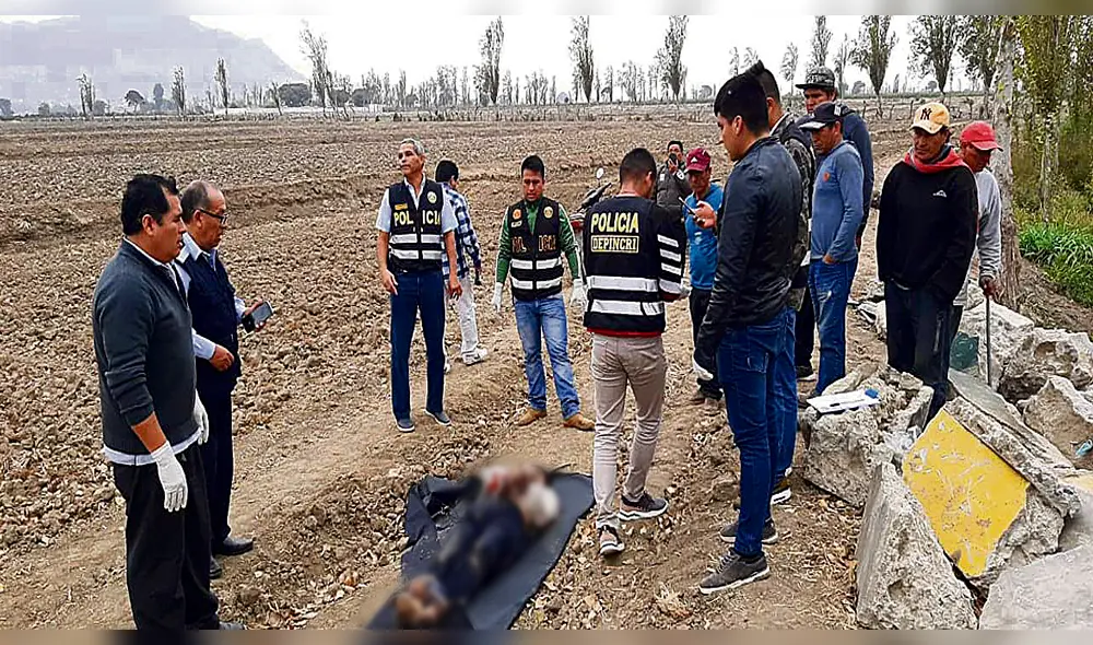 HALLAZGO. Cadáver de fémina fue hallado en chacra. HALLAZGO. Cadáver de fémina fue hallado en chacra.