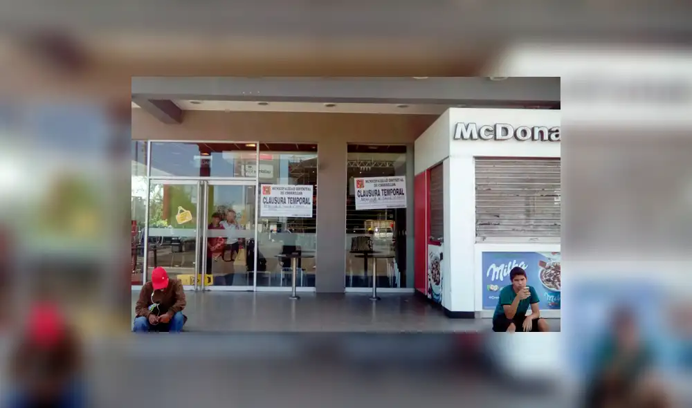 Chorrillos: Mc Donalds pagó multas para reabrir uno de sus locales que fue clausurado temporalmente 