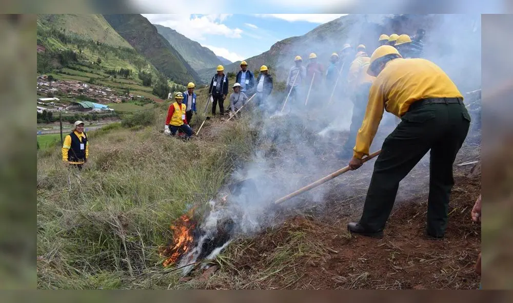 Cusco: Capacitarán a militares sobre el manejo de incendios forestales 