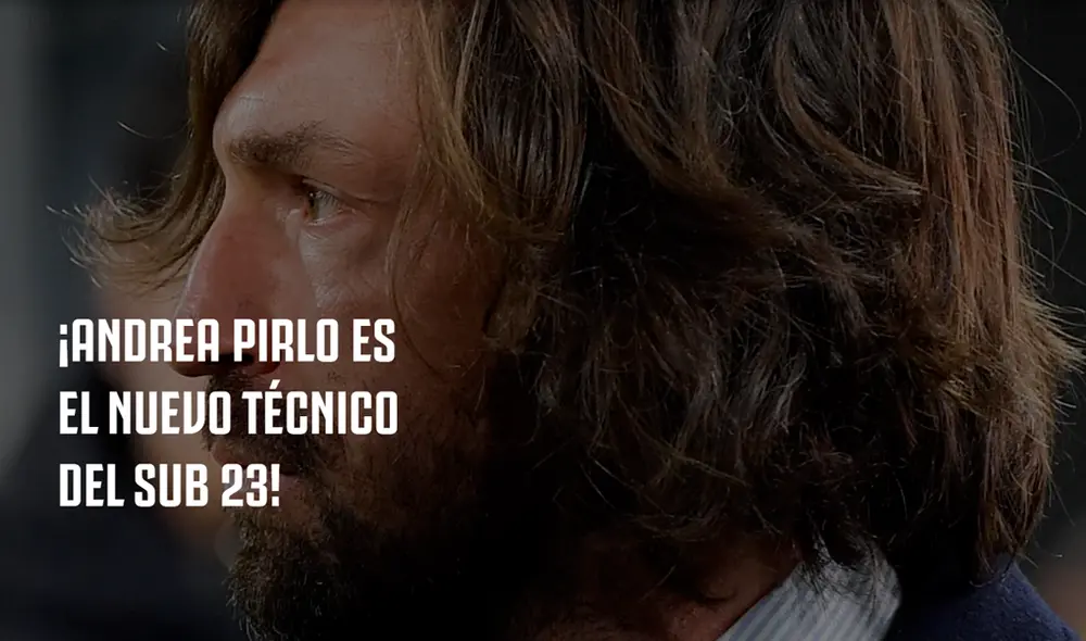 Andrea Pirlo asume la dirección técnica de la sub-23 de la Juventus.