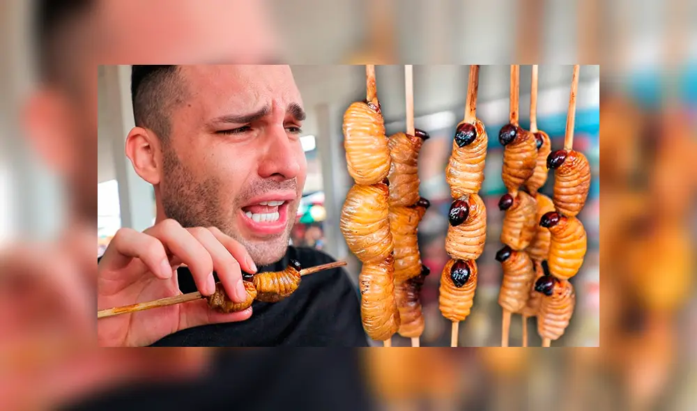 Desliza las imágenes hacia la izquierda para apreciar la reacción del joven peruano tras probar el suri en Iquitos. Foto: IOA Desliza las imágenes hacia la izquierda para apreciar la reacción del joven peruano tras probar el suri en Iquitos. Foto: IOA