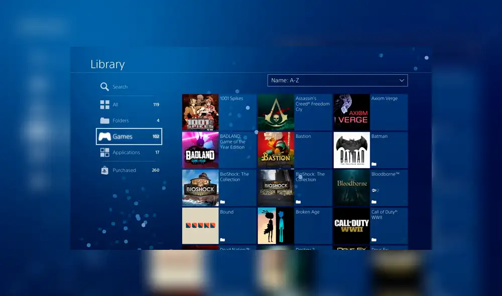 Hay más de 4000 juegos de PS4