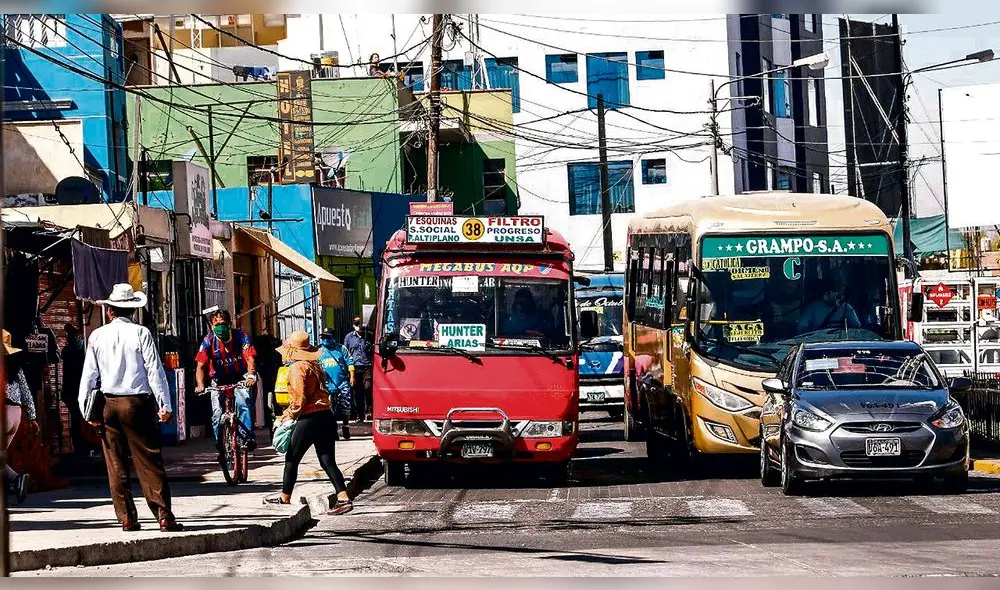 Transporte urbano en Arequipa seguirá con aforo del 50% | lrsd ...