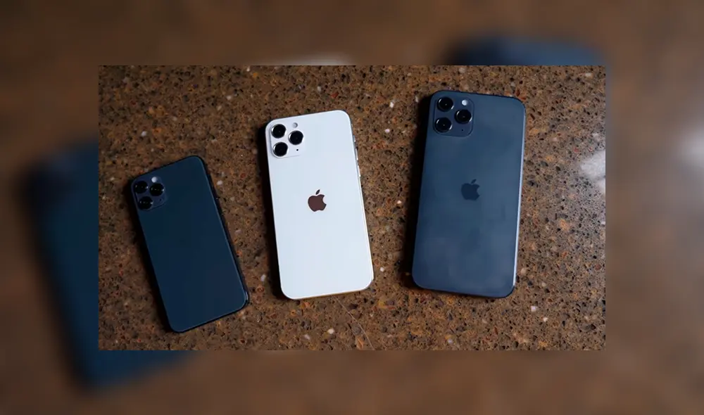 Youtuber muestra los prototipos del iPhone 12 en sus tres tamaños. Foto: iUpdate.