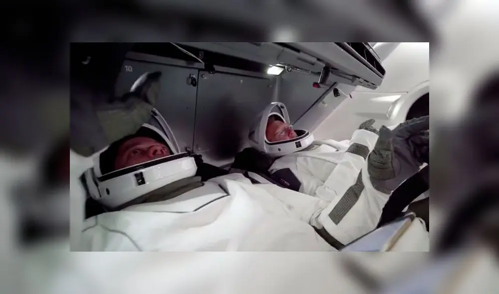 Primero, Space X enviará a los astronautas de la NASA a la Estación Espacial Internacional. Captura de video.