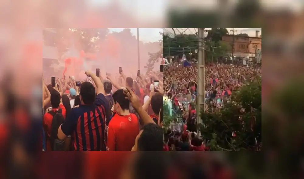 Los hinchas de Cerro Porteño destacaron en las redes sociales por su entrega y aliento.