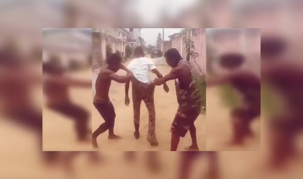 En Facebook, un chico aplicó arriesgadas piruetas para ponerse de forma rápida un pantalón. En Facebook, un chico aplicó arriesgadas piruetas para ponerse de forma rápida un pantalón.