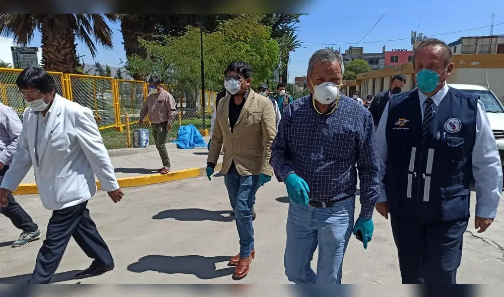 Autoridades de Arequipa informaron que el Honorio Delgado atenderá pacientes con COVID-19. Autoridades de Arequipa informaron que el Honorio Delgado atenderá pacientes con COVID-19.
