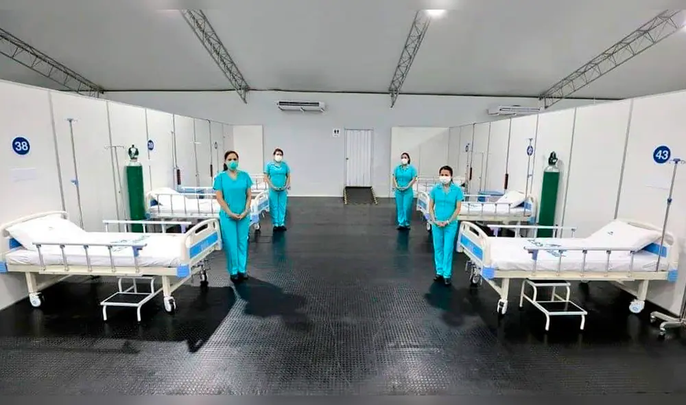 Presidente Martín Vizcarra inaugura hospital de campaña en Chimbote. Presidente Martín Vizcarra inaugura hospital de campaña en Chimbote.