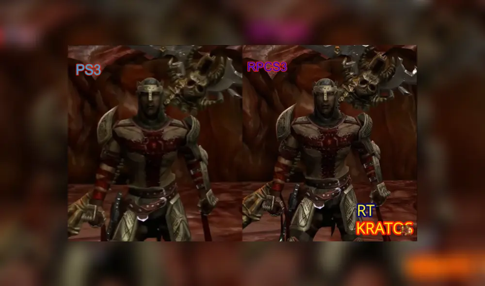 Ejemplo de gráficos mejorados en PS3