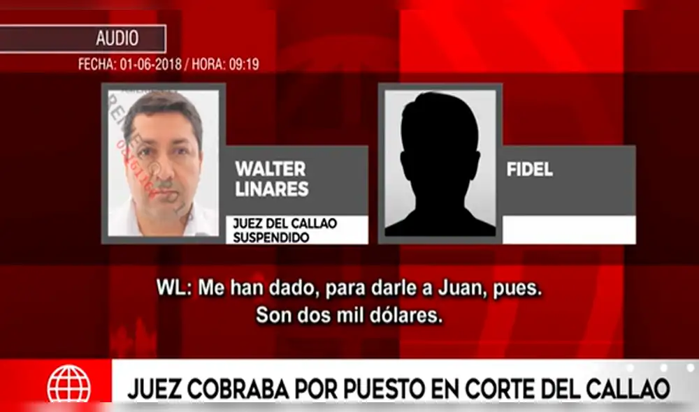 Juez de Corte del Callao cobraba mil dólares por puestos laborales [VIDEO]