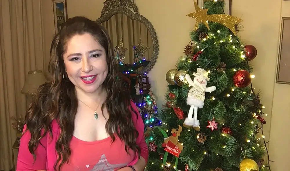 Giovanna Castro eligió la Navidad para debutar en el canto. (Foto: Difusión)