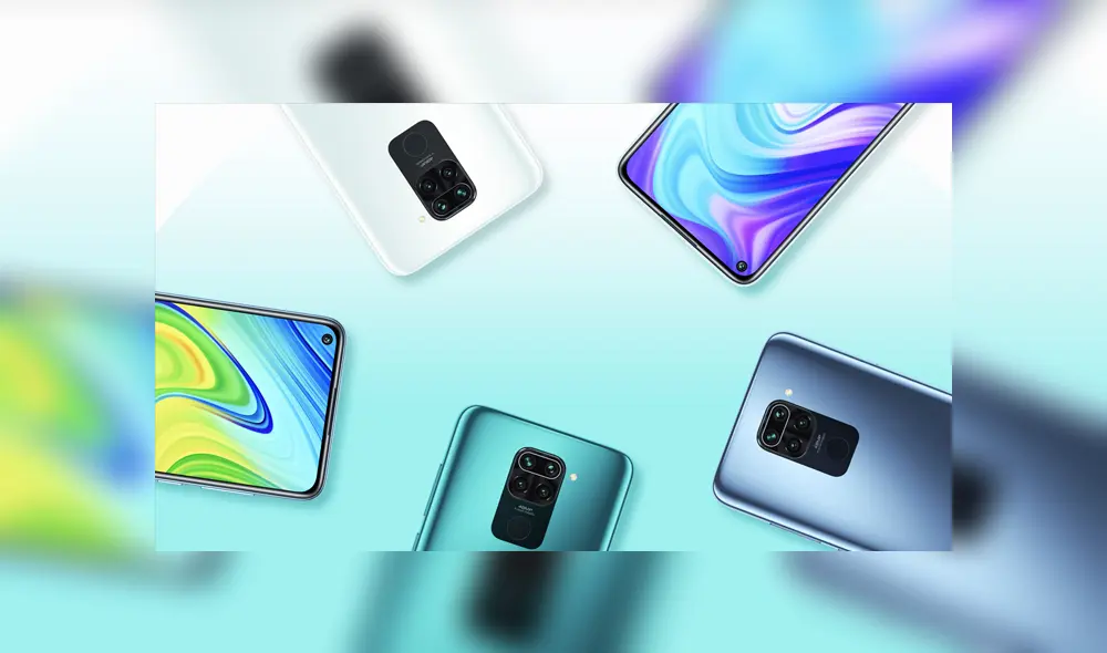 El Redmi Note 9 estará disponible en color Midnight Grey (gris oscuro), Forest Green (verde) y Polar White (blanco).