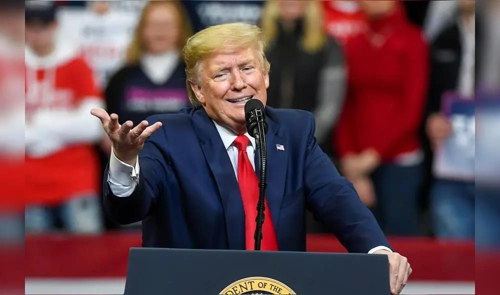 Trump aborda discurso anual ante Congreso exultante tras caos de primarias demócratas.Foto: EFE. Trump aborda discurso anual ante Congreso exultante tras caos de primarias demócratas.Foto: EFE.