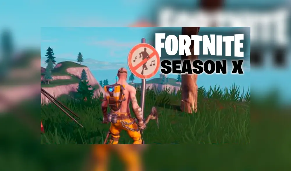 Encuentra y destruye las señales de no bailar en Fortnite Battle Royale Temporada 10. Encuentra y destruye las señales de no bailar en Fortnite Battle Royale Temporada 10.