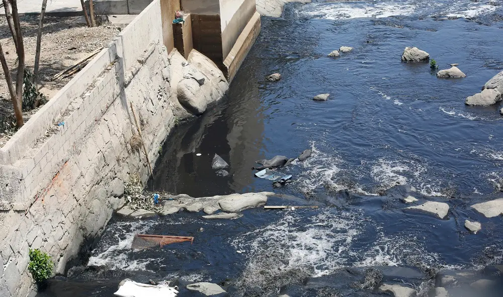 Corriente del río Rímac mostró un alarmante estado. (Fotos: Félix Contreras / GLR) Corriente del río Rímac mostró un alarmante estado. (Fotos: Félix Contreras / GLR)