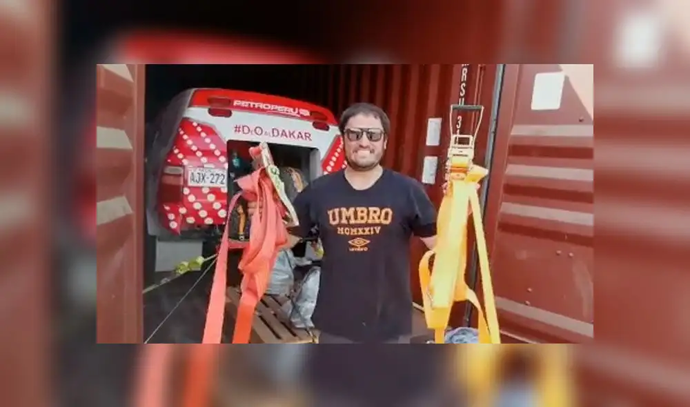 El arequipeño Sebastián Cavallero correrá el Dakar 2020 en la categoría motos. Foto: captura