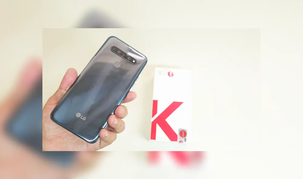 El K61 de LG posee cuatro cámaras, batería de 4.000 mAh y una pantalla LCD de 6,53 pulgadas. Foto: Daniel Robles El K61 de LG posee cuatro cámaras, batería de 4.000 mAh y una pantalla LCD de 6,53 pulgadas. Foto: Daniel Robles
