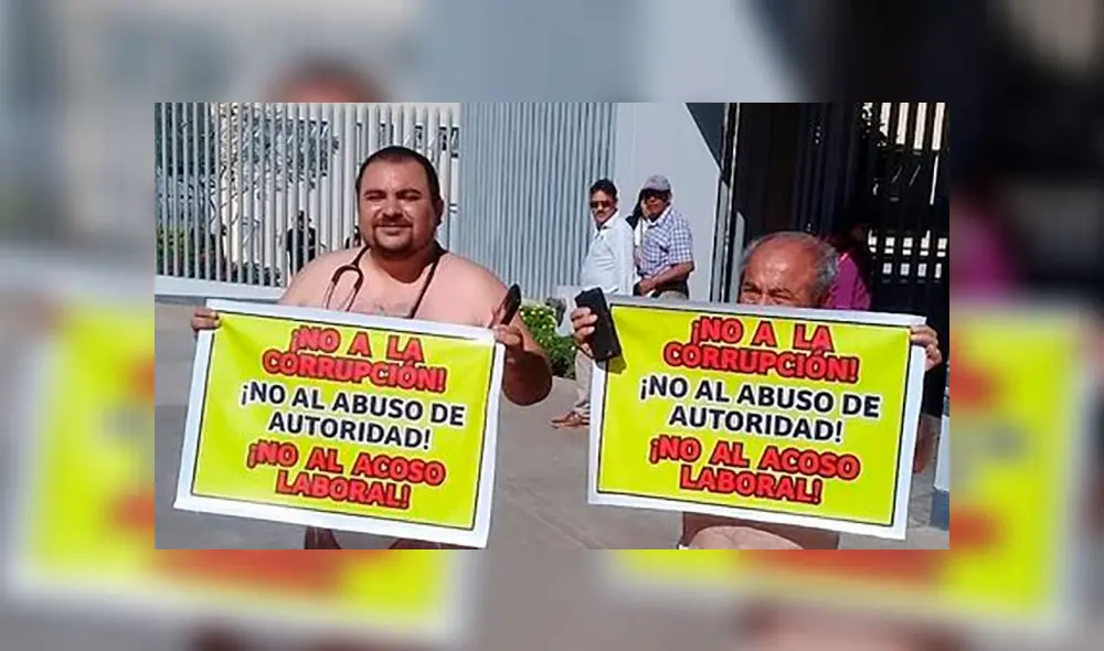 Protesta frente al Hospital II EsSalud Abancay, Apurímac. Foto: Diario Pregón Protesta frente al Hospital II EsSalud Abancay, Apurímac. Foto: Diario Pregón