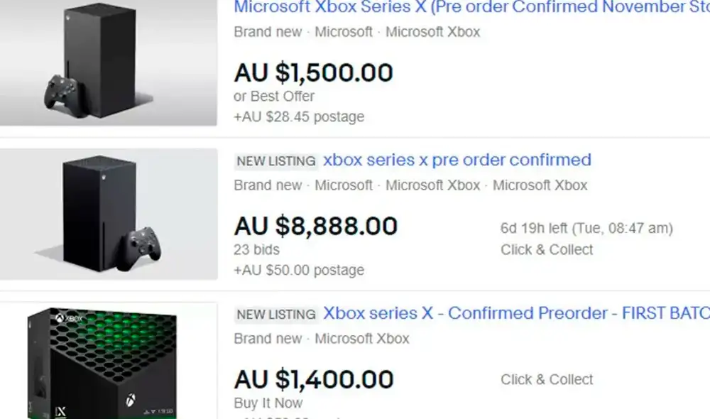 El grupo de especuladores es el mismo que acaparó miles de PS5 y ahora se hicieron con una cifra exagerada de unidades de Xbox Series X para venderlas a mayor precio. Foto: Pure Xbox