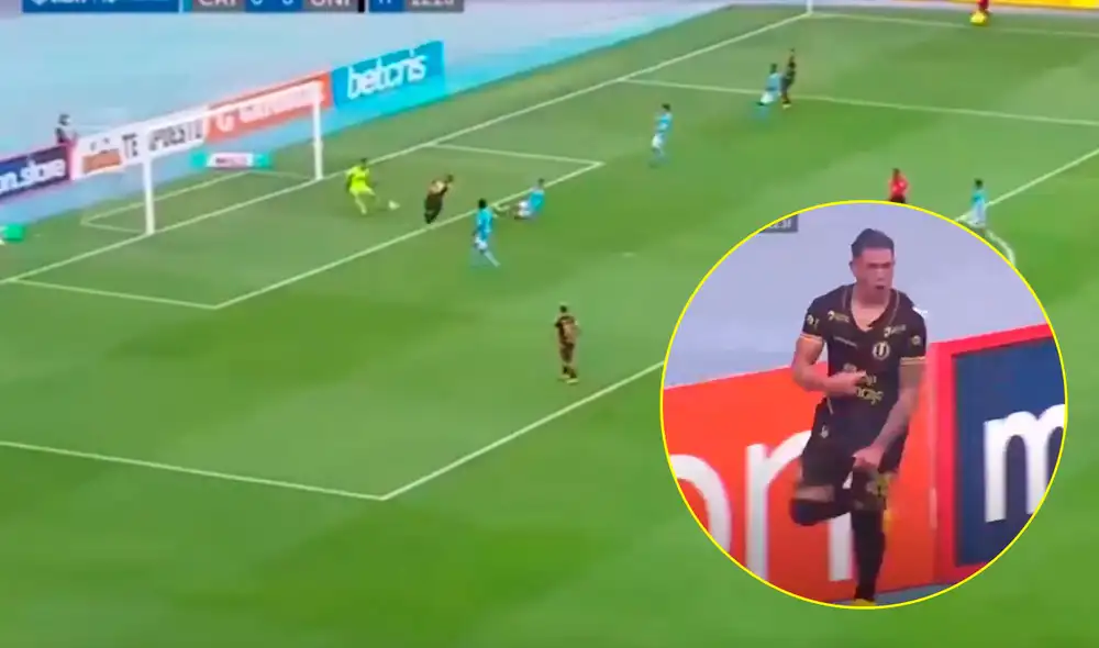 Jonathan Dos Santos marcó su gol número 12 en la Liga 1 Movistar 2020. Foto: captura de Gol Perú