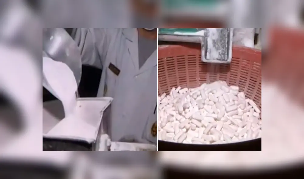 Paracetamol adulterado era fabricado en local clandestino de La Victoria. Foto: Captura Latina