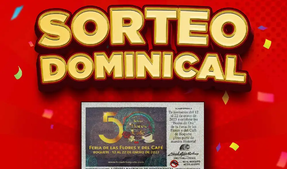 El sorteo de oro dominical de la Lotería de Panamá se realiza todos los domingos a las 3 p.m. Foto: @lnbpma/ Twitter El sorteo de oro dominical de la Lotería de Panamá se realiza todos los domingos a las 3 p.m. Foto: @lnbpma/ Twitter