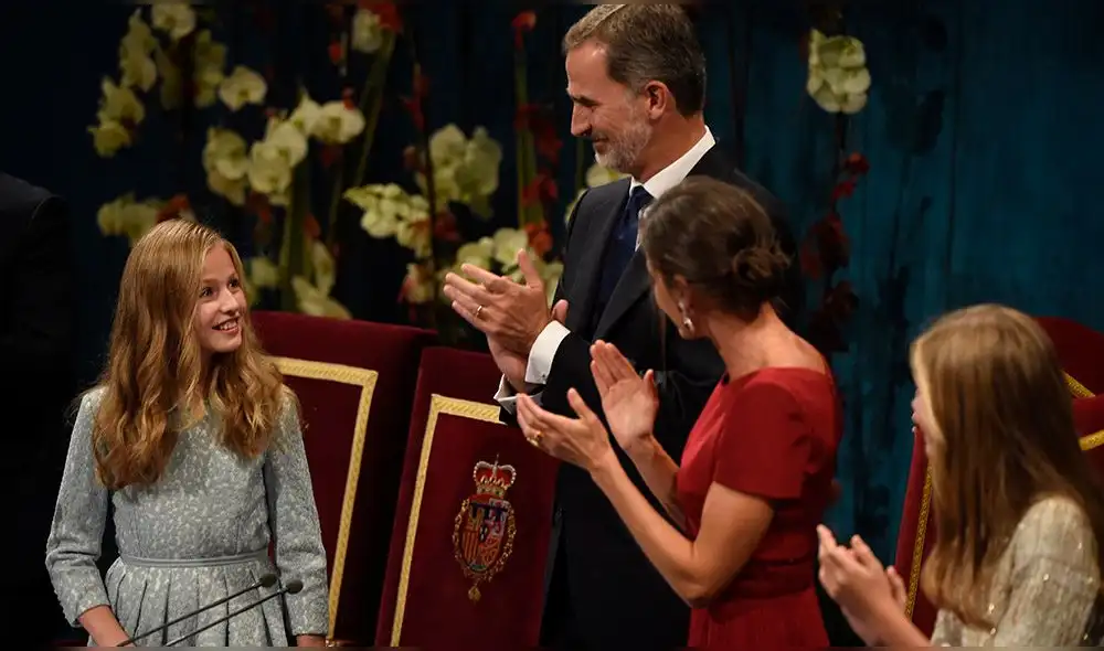 Princesa Leonor, futura reina de España, dio su primer discurso en los Premios Princesa de Asturias