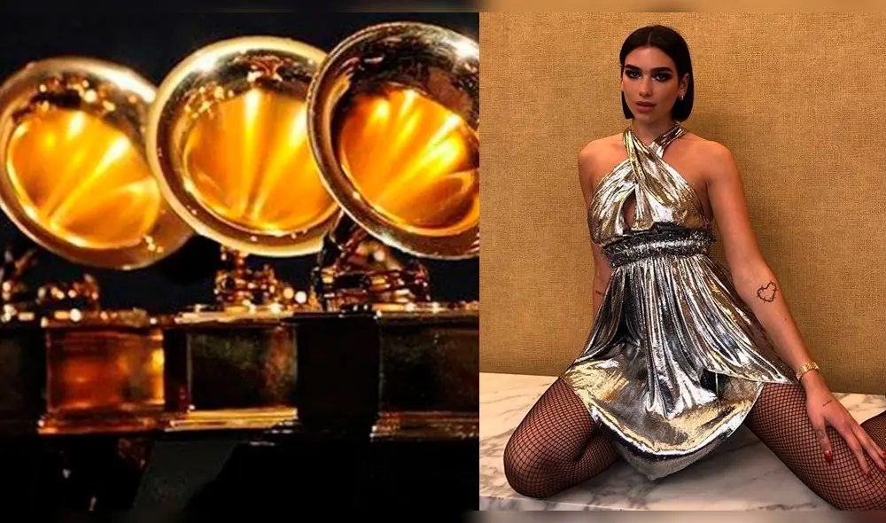 Dua Lipa y su alocada reacción por ganar un gramófono [VIDEOS]
