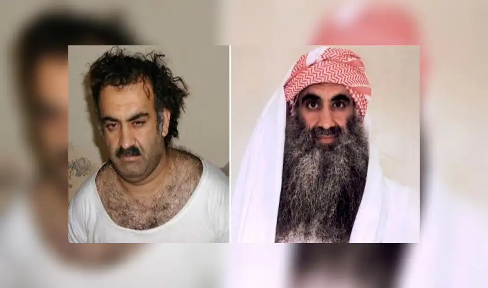 Jalid Sheif Mohammed en 2003 (izquierda) y en una imagen obtenida por la Cruz Roja (derecha). Fotos: AP. Jalid Sheif Mohammed en 2003 (izquierda) y en una imagen obtenida por la Cruz Roja (derecha). Fotos: AP.