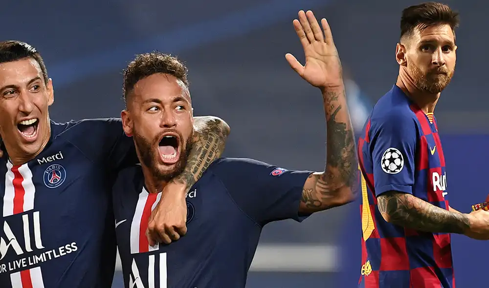 Neymar y Ángel Di María habrían llamado a Lionel Messi para que fiche por el PSG. (FOTO: AFP/Composición La República).