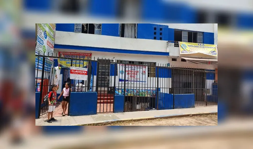 En el caso del colegio Santa Rosa de Quives, su clausura estuvo motivada por matricular a alumnos de inicial, pese a que solo tenía permiso para admitir a los de nivel primario y secundario. (Foto: La República) En el caso del colegio Santa Rosa de Quives, su clausura estuvo motivada por matricular a alumnos de inicial, pese a que solo tenía permiso para admitir a los de nivel primario y secundario. (Foto: La República)