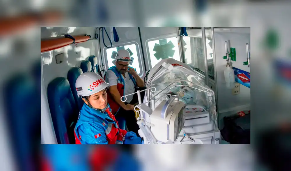 Trasladan vía aérea a bebé prematuro desde Andahuaylas a Lima