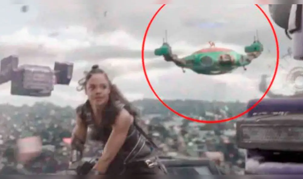 La escena de la huida de Sakaar habría incluido un 'easter egg' de Los Eternos. Foto: Marvel