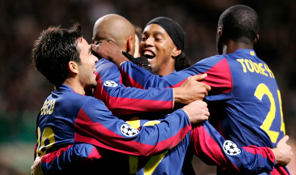Ronaldinho-Deco-Hleb-Barcelona- Ronaldinho-Deco-Hleb-Barcelona-