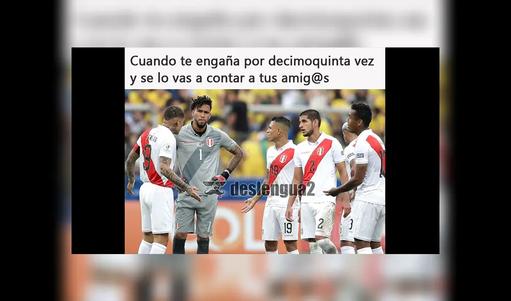Perú vs Brasil: memes tras la derrota de la bicolor en la Copa América. | Foto: Facebook Perú vs Brasil: memes tras la derrota de la bicolor en la Copa América. | Foto: Facebook