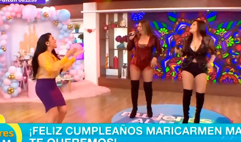La conductora de Mujeres al mando cumple 38 años de vida. Foto: captura Latina