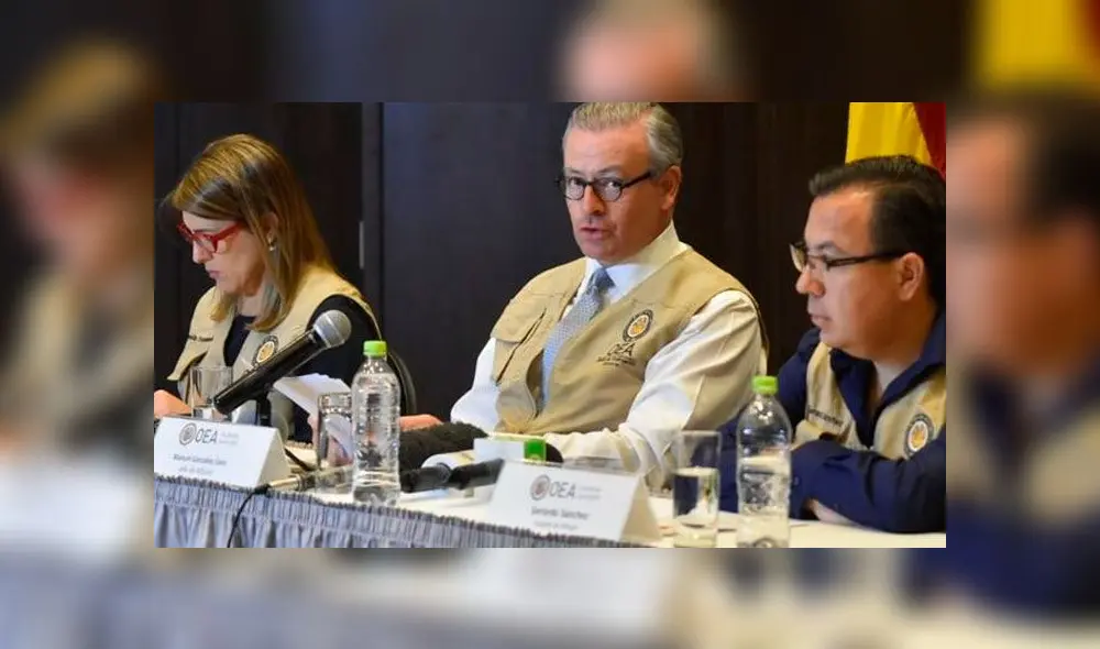 Comisión de la OEA en Bolivia. Foto: Diario La Razón