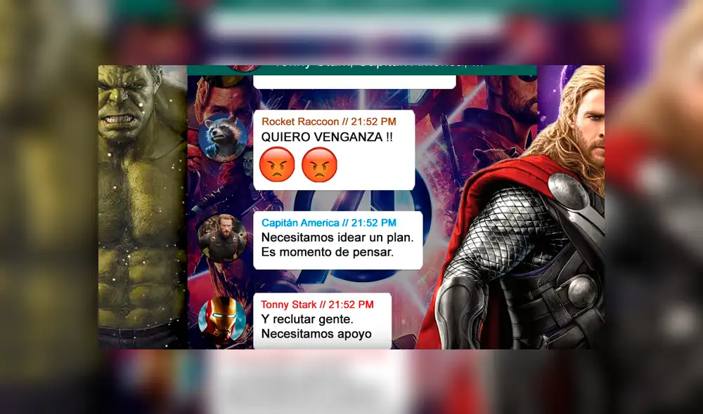 WhatsApp: esta fue la conversación de la Capitana Marvel con Los Vengadores previo a Avengers 4 [FOTOS]