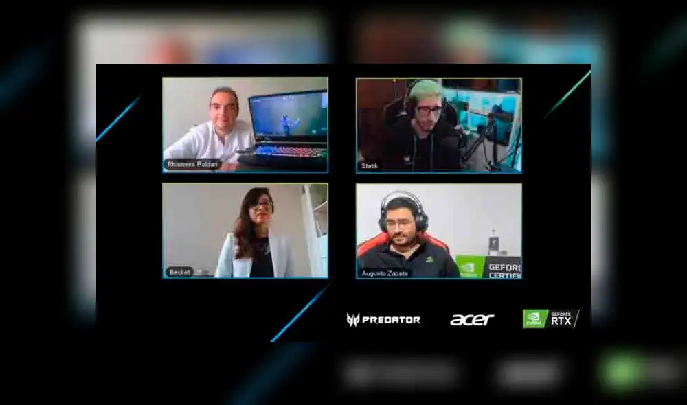 Presentación de la Predator Triton 500 con GeForce RTX 2070 Super. (Fotos: Acer)