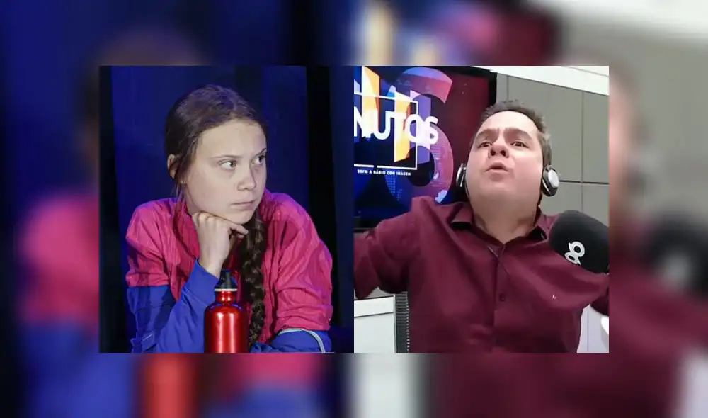 Gustavo Negreiro insultó a Greta Thunberg en pleno programa radial, en Brasil. Foto: Difusión Gustavo Negreiro insultó a Greta Thunberg en pleno programa radial, en Brasil. Foto: Difusión